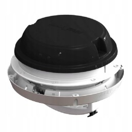 Maxxfan dome plus black roof wall fan