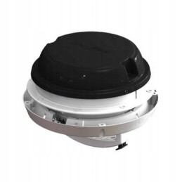 Maxxfan dome plus black roof wall fan