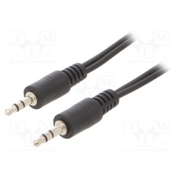 1 pcs x GEMBIRD - CCA-404-10M - Cable, Jack 3.5mm 3pin plug,both sides, 10m, black, Øcable: 2.6mm