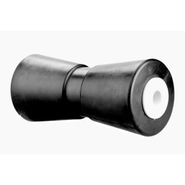 Keel roller with white rubber sleeve, length 190 mm