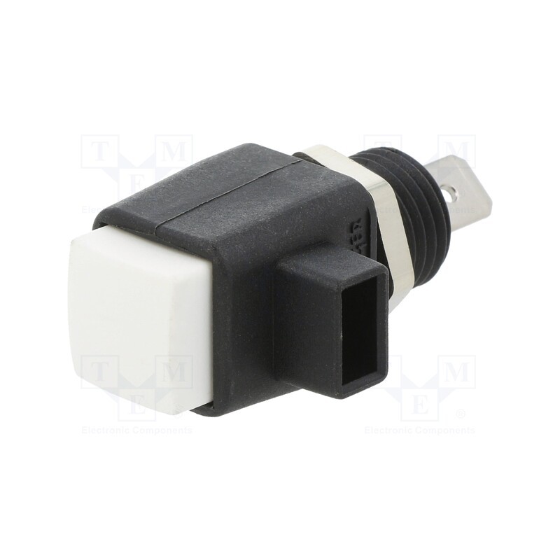 1 pcs x SCHu00dcTZINGER - ESD 798 / WS - Laboratory clamp, white, 16A, screw, nickel, polyamide, -25÷90°C