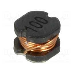10 pcs x FERROCORE - DLG-0403-100 - Inductor: wire, SMD, 0403, 10uH, 1.04A, 0.18Ω