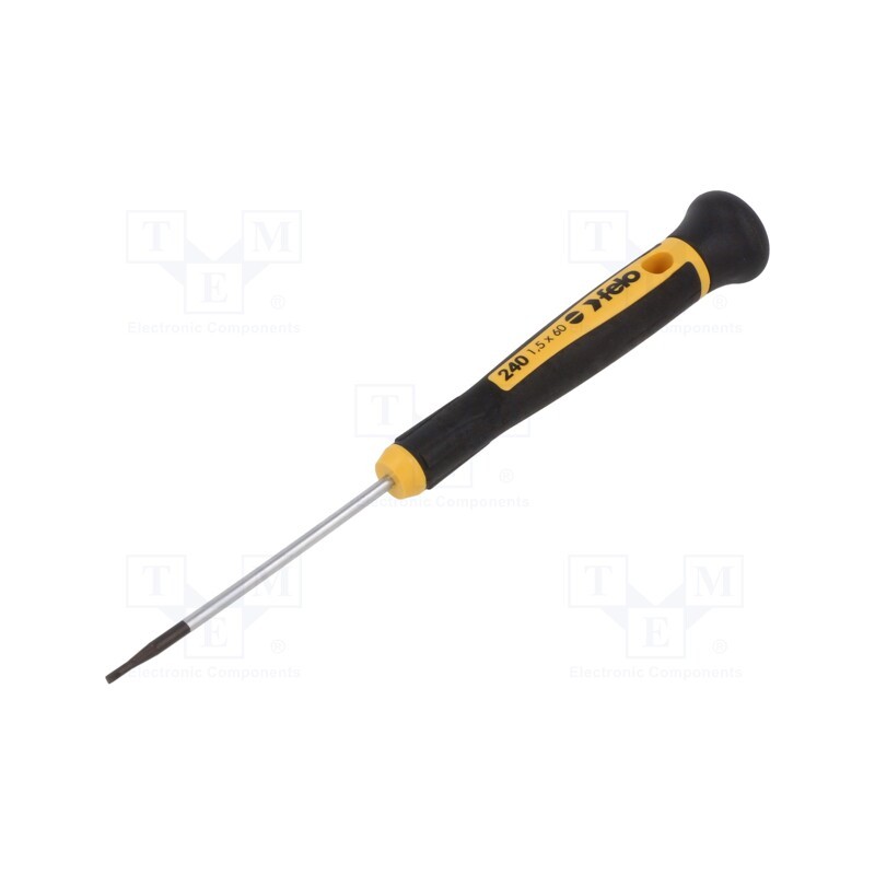 1 pcs x FELO - 240 151 50 - Screwdriver, slot, precision, 1,5x0,23mm