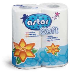 Chemical toilet paper, 4 rolls, soluble