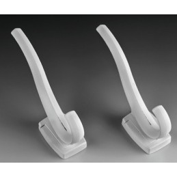 Universal hanger, gray froli hook, 2 pcs