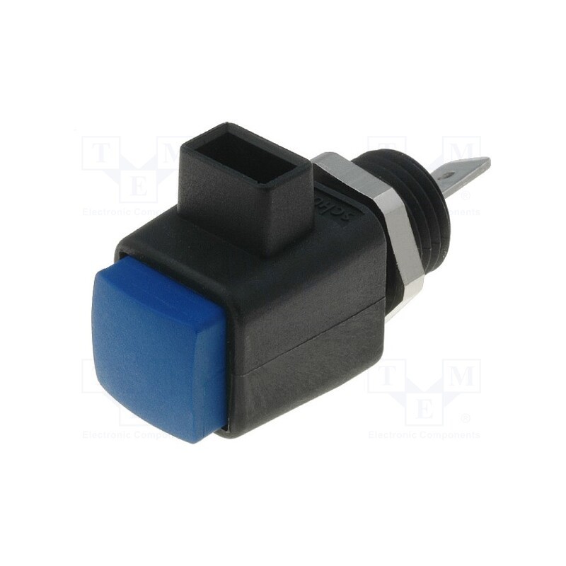 1 pcs x SCHu00dcTZINGER - ESD 798 / BL - Laboratory clamp, blue, 300VDC, 16A, screw, nickel, polyamide