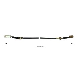 Brake cable right forklift Toyota 7 FG D