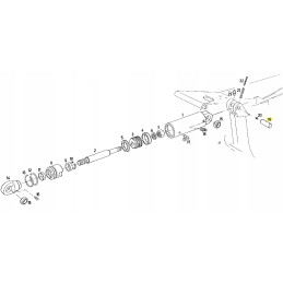 Linde tilt actuator pin 0009122151