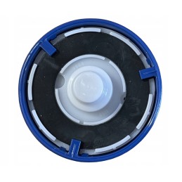 Blue HSC water filler cap for a camper trailer