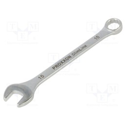 1 pcs x PROXXON - 23915 - Wrench, combination spanner, 15mm, Overall len: 190mm, SlimLine
