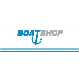 Keel roller with white rubber sleeve, length 245 mm