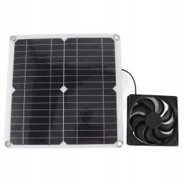 Light and portable fan with solar panel