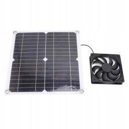 Light and portable fan with solar panel