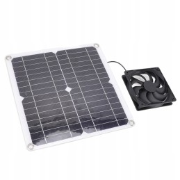 Light and portable fan with solar panel