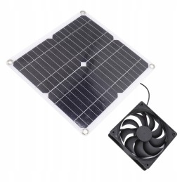 Light and portable fan with solar panel