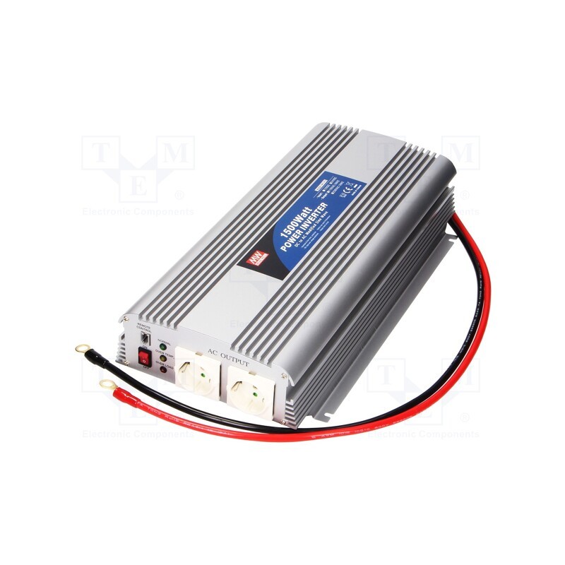 1 pcs x MEAN WELL - A302-1K7-F3 - Converter: DC/AC, 1500W, Uout: 230VAC, 21÷30VDC, Out: mains 230V