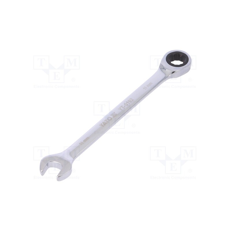 1 pcs x YATO - YT-0192 - Wrench, combination spanner,with ratchet, 11mm