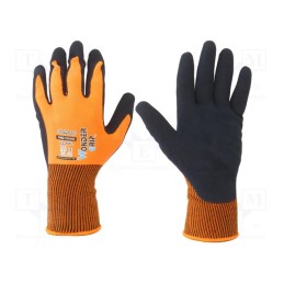 1 set x WONDER GRIP - 52870 - Protective gloves, Size: 11,XXL, orange, polyester, Comfort