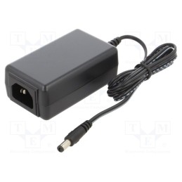 1 pcs x MEAN WELL - SGAS15A05-P1J - Power supply: switched-mode, 5VDC, 2.4A, Out: 5,5/2,1, 12W, desktop