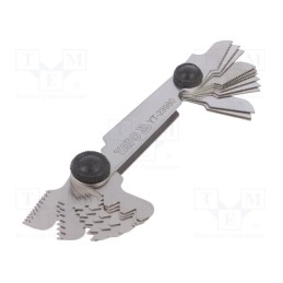 1 pcs x YATO - YT-29980 - Screw pitch gauges, Range: 0,25÷6mm, for metric thread