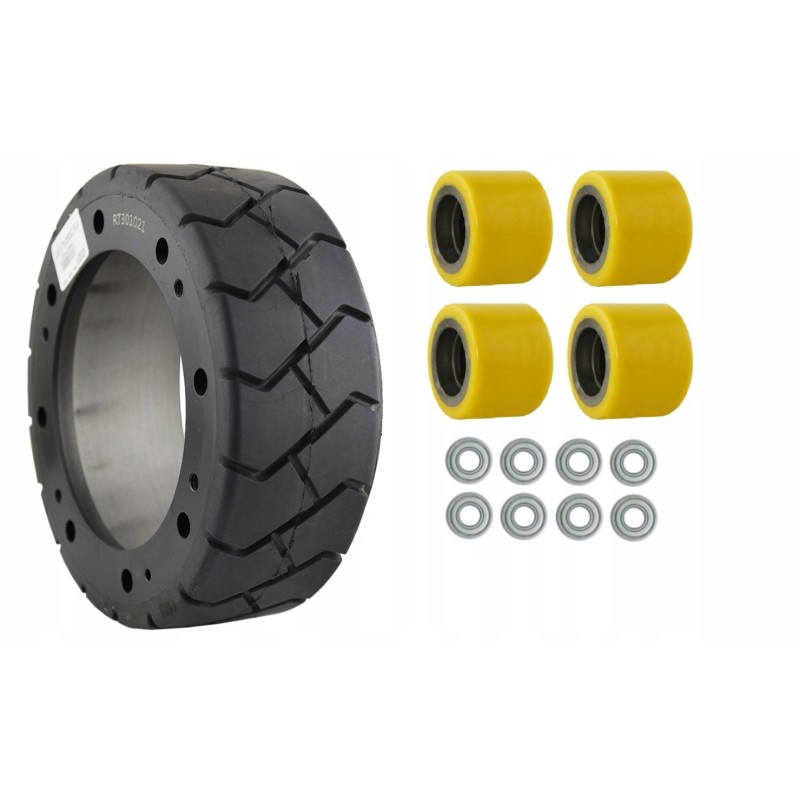 Set of wheels and rollers for electric trolley CBD15 L3 i