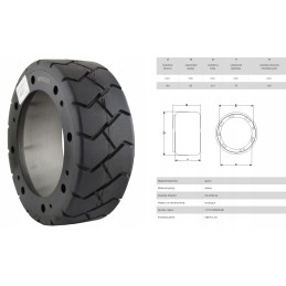 Set of wheels and rollers for electric trolley cbd15 jc1 i
