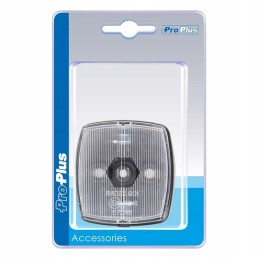 Front position lamp white 66x62mm proplus