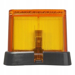 Yellow position lamp with reflector 66x62mm