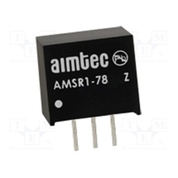 1 pcs x AIMTEC - AMSR1-7805Z - Converter: DC/DC, 5W, Uin: 6.5÷18V, Uout: 5VDC, Iout: 1A, SIP3, THT