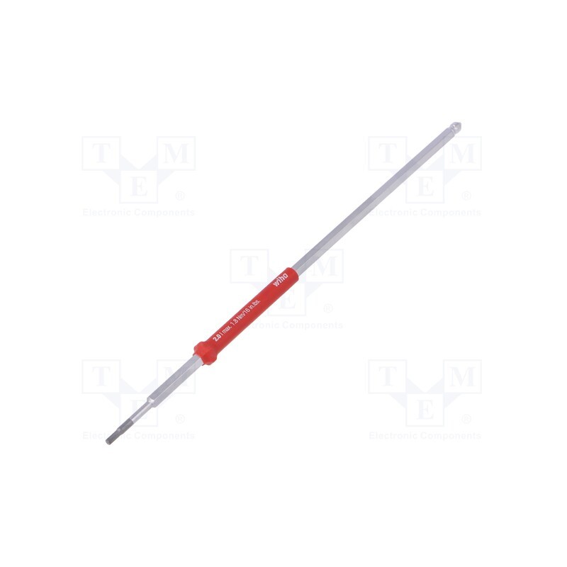 1 pcs x WIHA - 26060 - Interchangeable blade, hex key, HEX 2mm, SYSTEM 4, 175mm