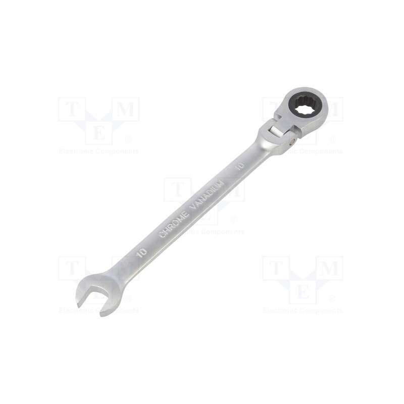 1 pcs x PG TOOLS - PGT092 - Wrench, combination spanner,with ratchet,with joint, 10mm