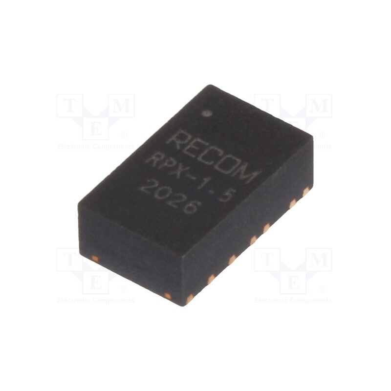1 pcs x RECOM - RPX-1.5-CT - Converter: DC/DC, Uin: 4÷36V, Uout: 800mVDC÷30VDC, Iout: 1.5A, SMD