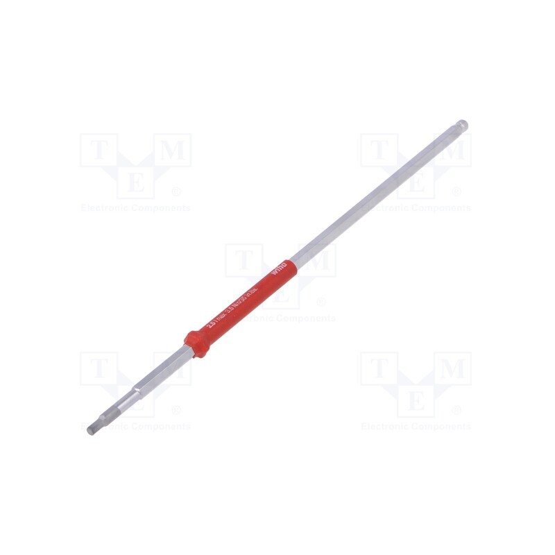 1 pcs x WIHA - 26061 - Interchangeable blade, hex key, HEX 2,5mm, SYSTEM 4, 175mm