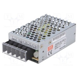1 pcs x MEAN WELL - SD-15B-12 - Converter: DC/DC, 15W, Uin: 18÷36V, Uout: 12VDC, Iout: 1.25A, SD
