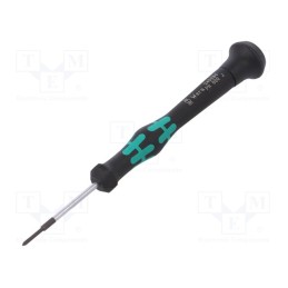 1 pcs x WERA - 5345290001 - Screwdriver, Phillips, precision, PH000, Kraftform Micro