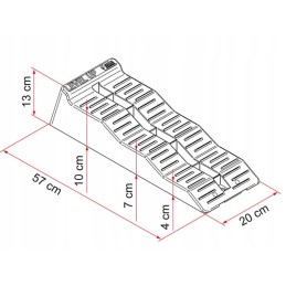 Level up drive wedge for 5t Fiamma 1 piece turismus store pl