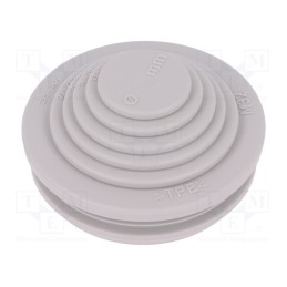 1 pcs x SPELSBERG - 21643201 - Grommet, elastomer thermoplastic TPE, grey, -35÷60°C, UL94HB