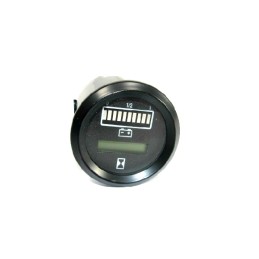 Battery level indicator, engine hour counter e004481