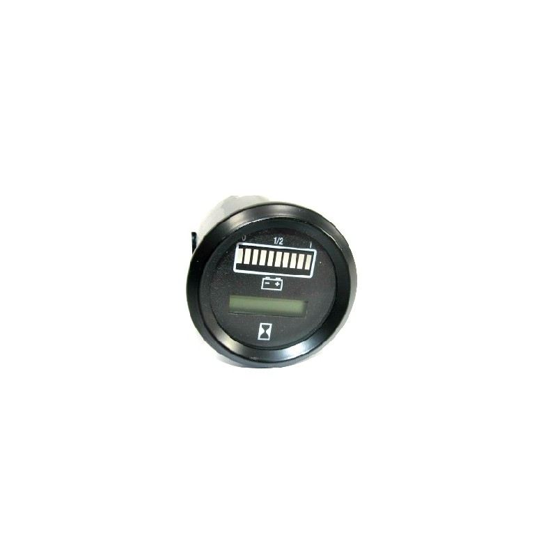 Battery level indicator, engine hour counter e004481