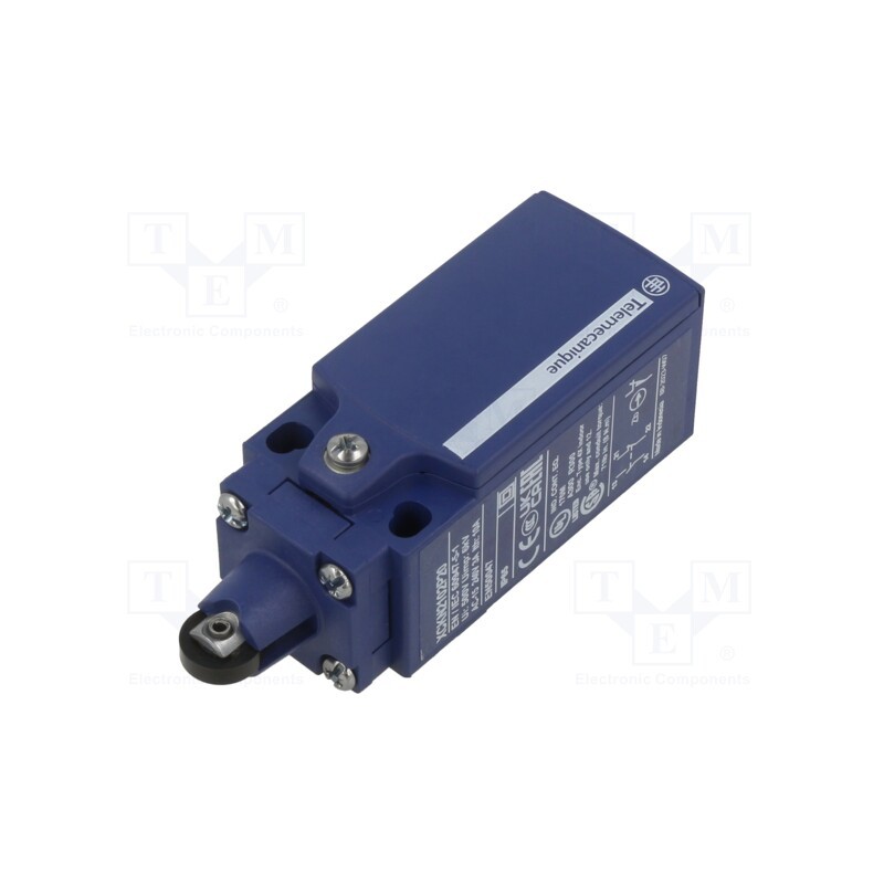 1 pcs x TELEMECANIQUE SENSORS - XCKN2102P20 - Limit switch, plastic roller Ø11mm, NO + NC, 10A, max.240VAC