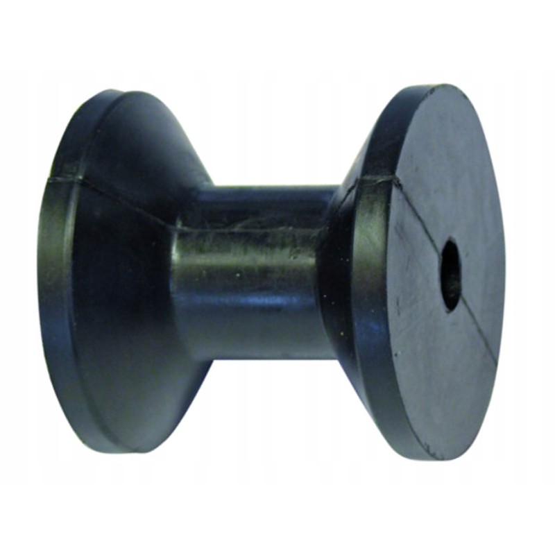 Small 75mm keel roller, bow rubber, for boat use