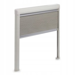 Blackout roller blind with mosquito net for trailer d