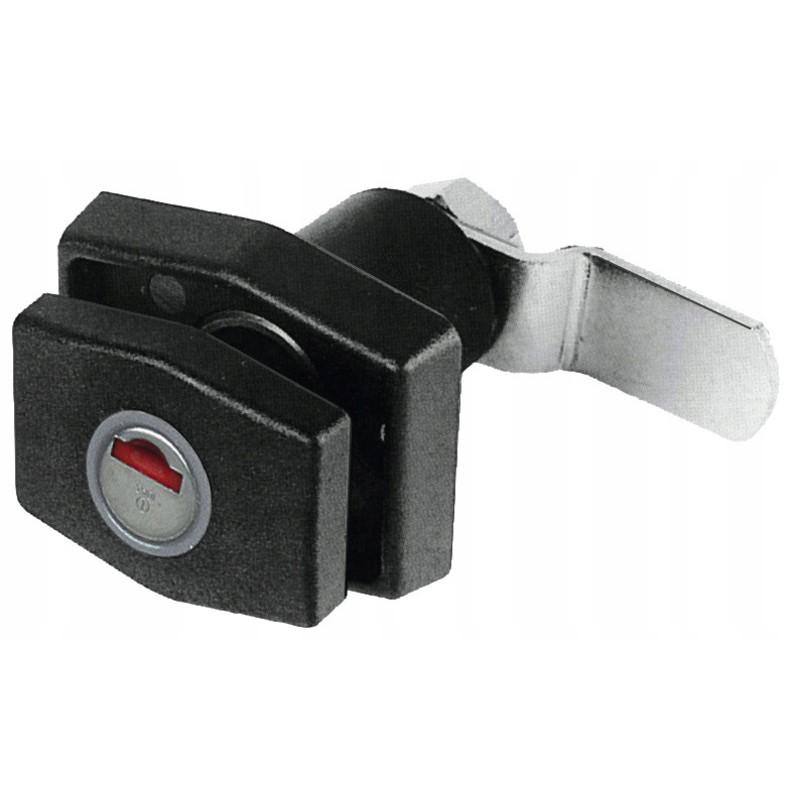 Suitcase flap lock for walls up to 35mm thick