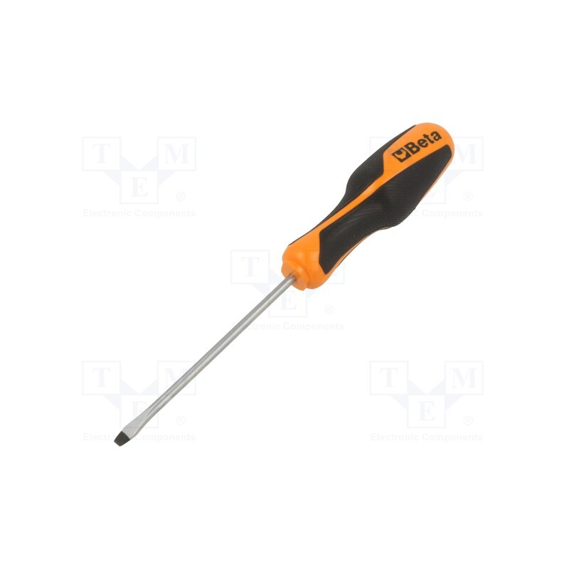 1 pcs x BETA - 12600030 - Screwdriver, slot, 4,0x0,8mm, BETAGRIP, Blade length: 100mm