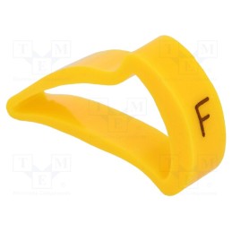 1 pcg x KURANT - MZ-5/F -AS - Markers, Marking: F, 15÷20mm, H: 25mm, A: 16mm, -30÷100°C, leaded