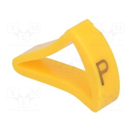 1 pcg x KURANT - MZ-4/P -AS - Markers, Marking: P, 10÷16mm, H: 21mm, A: 15mm, -30÷100°C, leaded