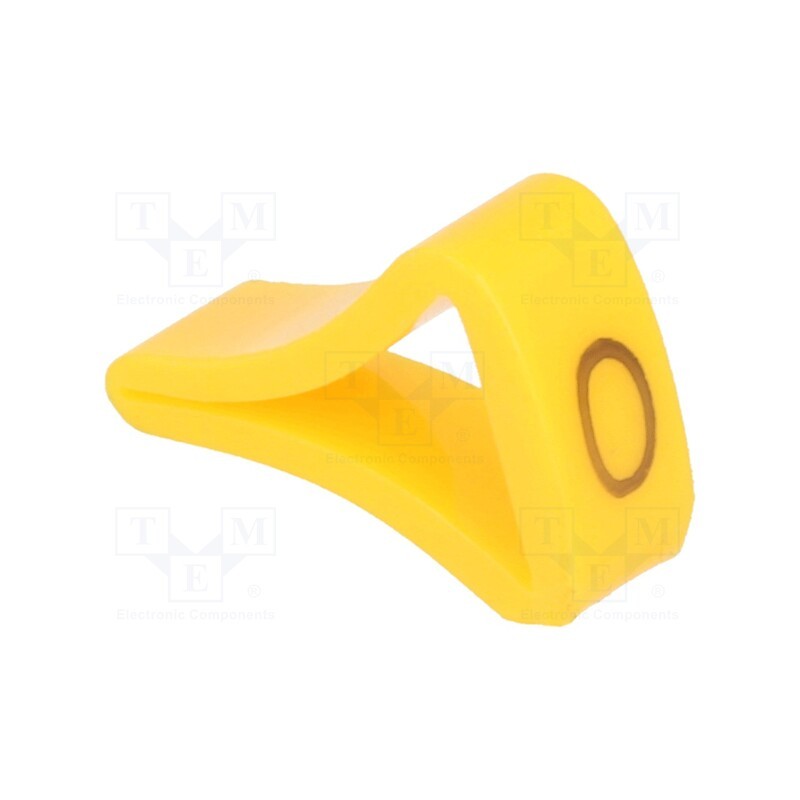 1 pcg x KURANT - MZ-3/O -AS - Markers, Marking: O, 6÷10.5mm, H: 16mm, A: 10mm, -30÷100°C, leaded