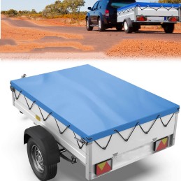 Universal tarpaulin for a flat tarpaulin trailer