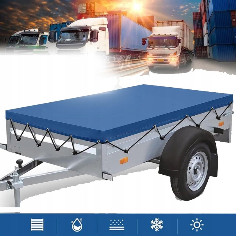 Flat trailer tarpaulin cover