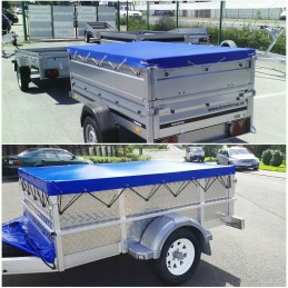 Tarpaulin with eyelets for a trailer 2090x1340x50mm